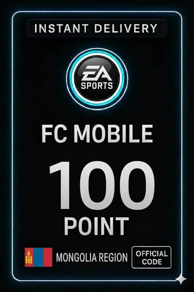 FC Mobile 100 Punktów Karta Podarunkowa - Mongolia