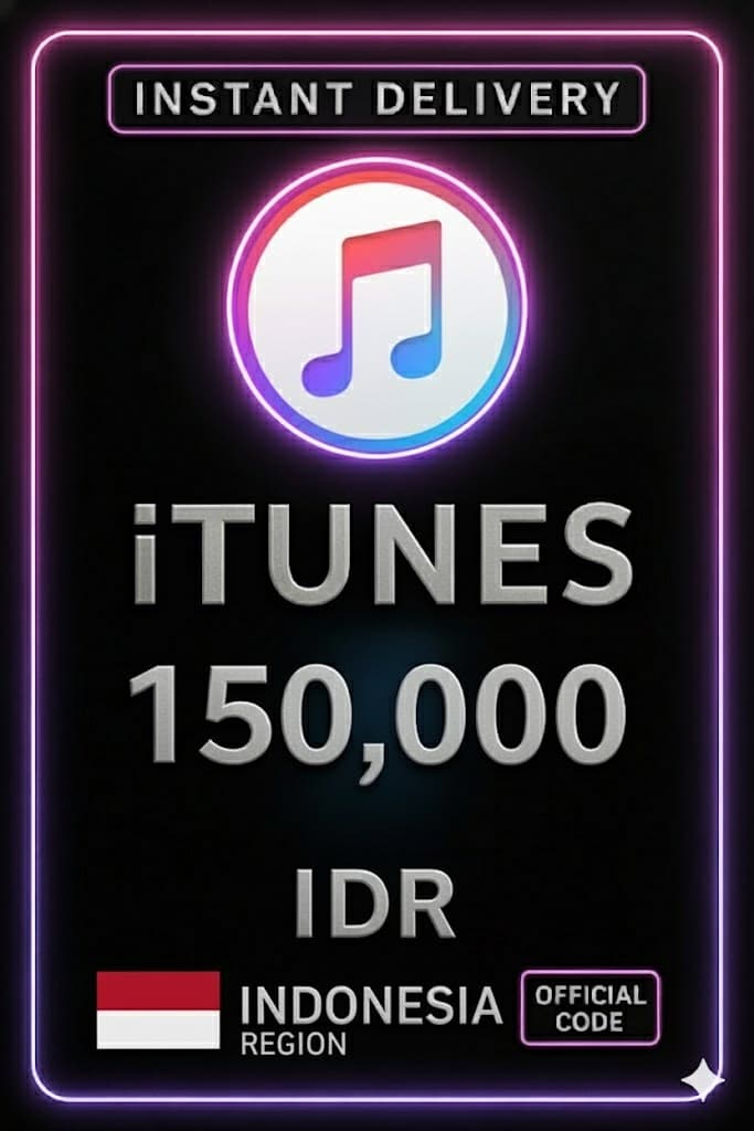 iTunes Gift Card Indonesia - 150.000 IDR