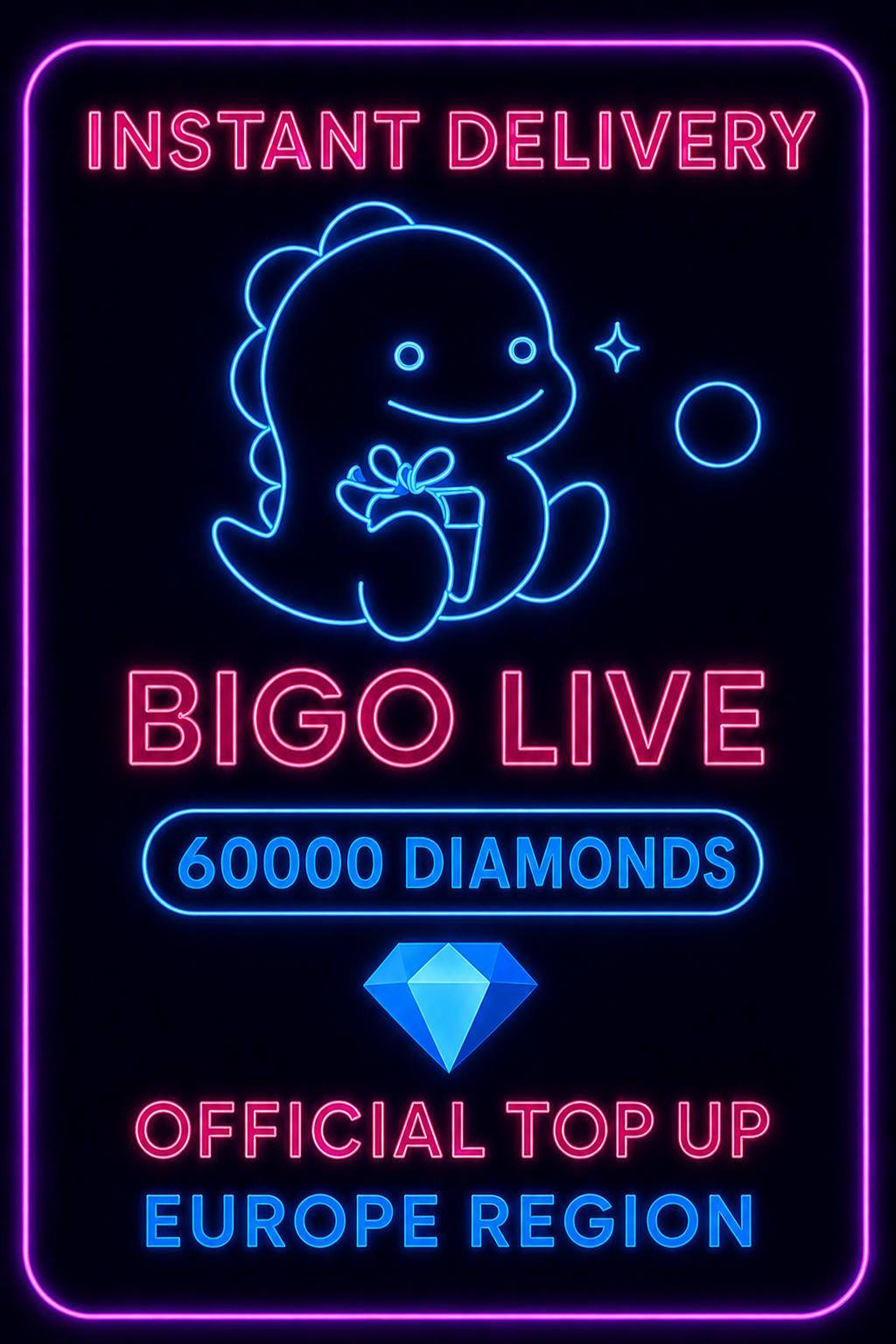 Bigo Live - 60000 Diamonds (Top-Up) (EU)