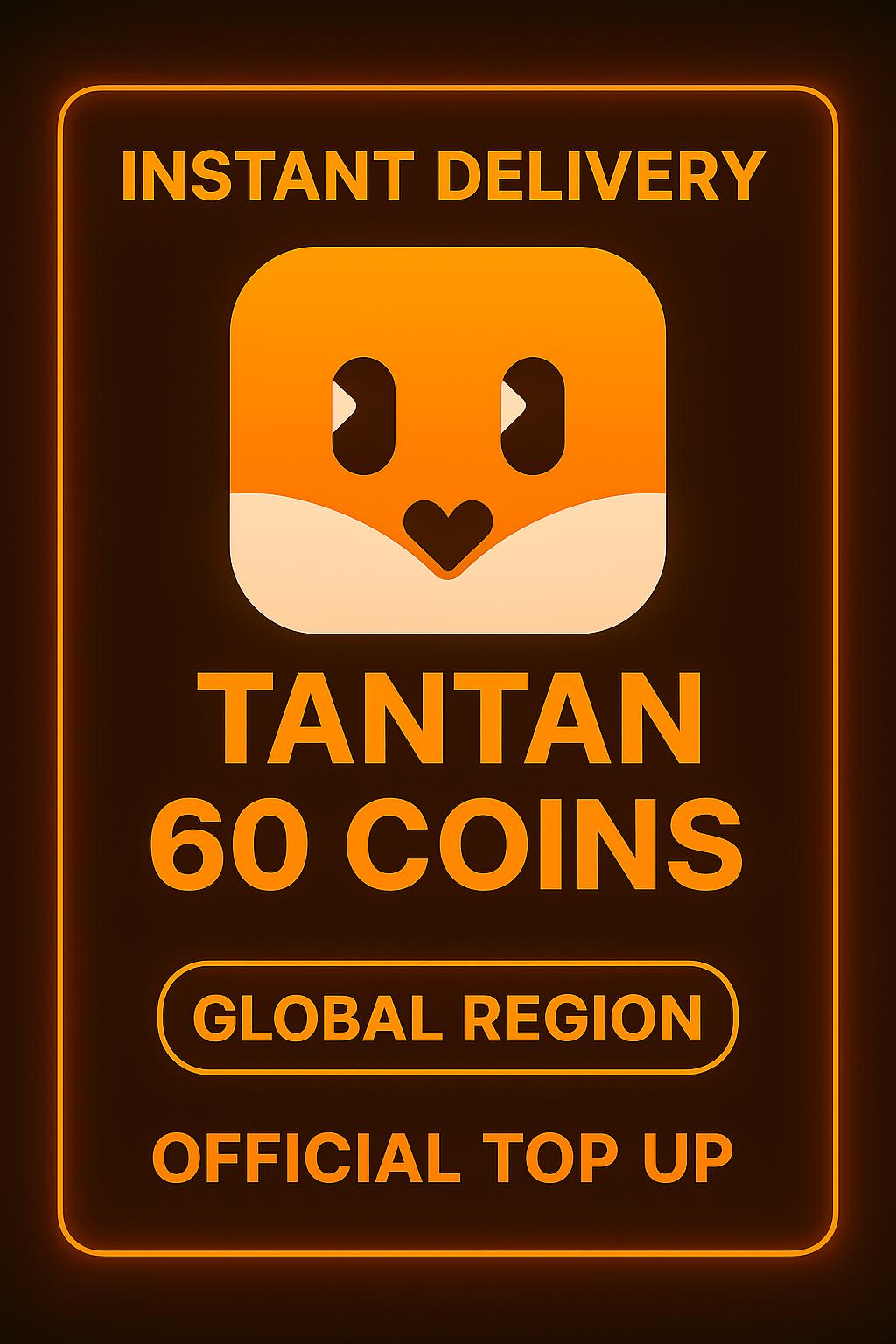 Tantan 60 Coins Top-Up (Global)