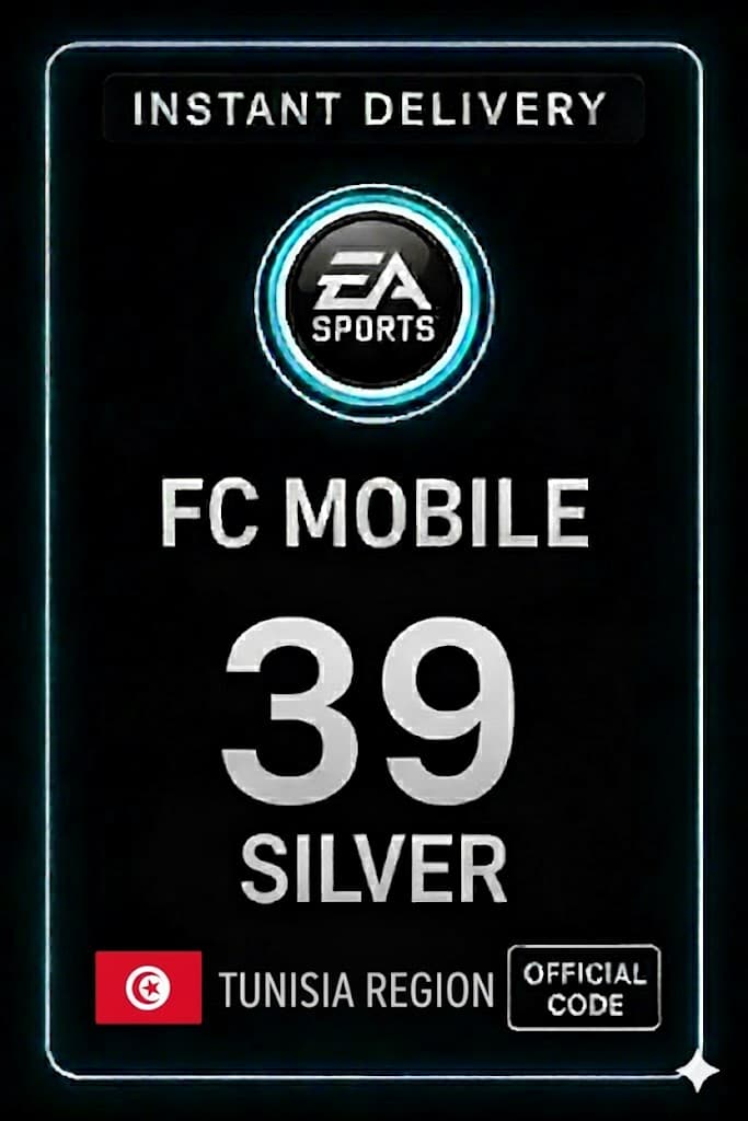 FC Mobile 39 Silver Նվեր Քարտ - Թունիս
