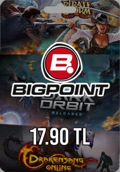 Bigpoint 17.90 TL արժողության կրեդիտ