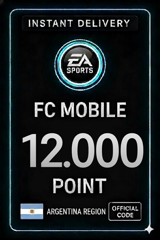 FC Mobile 12000 Pont Ajándékkártya - Argentína