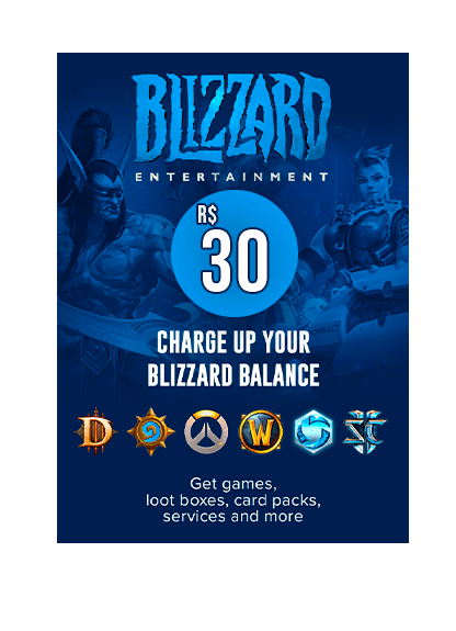 Battlenet poklon kartica BR stanje - R$30