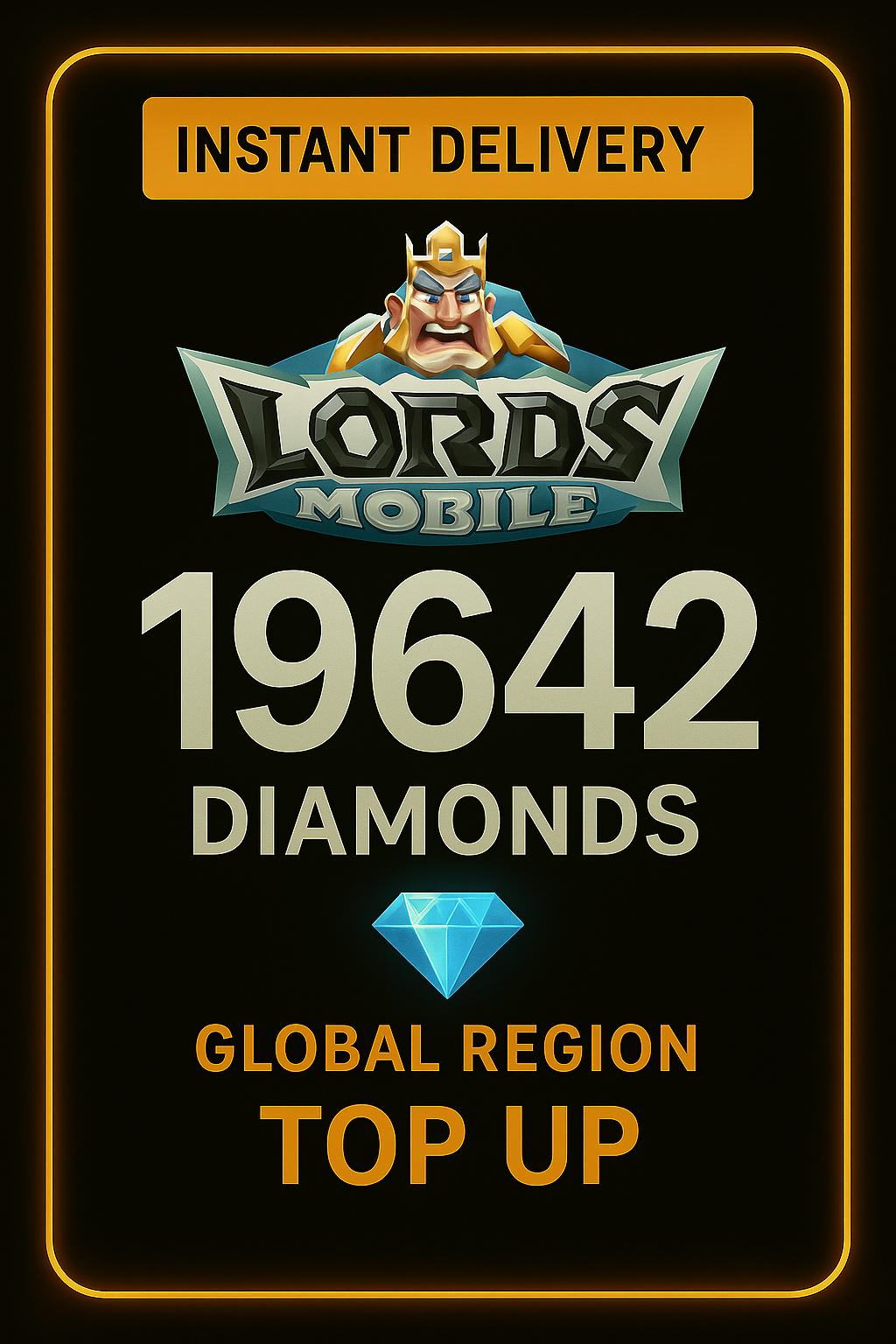 Lords Mobile 19642 Diamonds Top Up