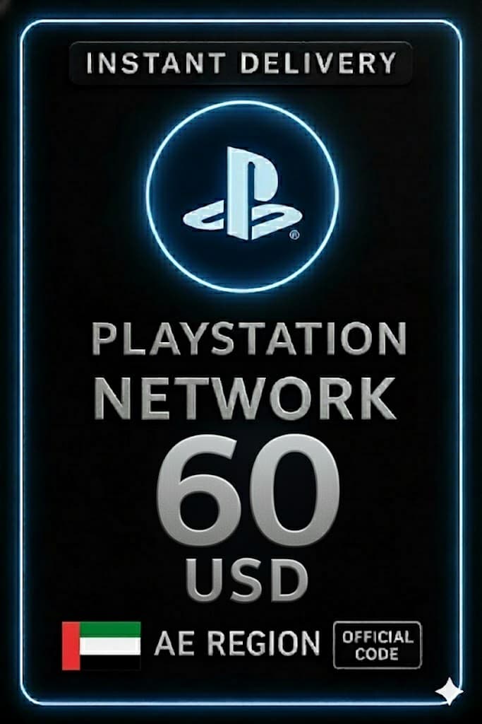 PSN карт 60 USD AE