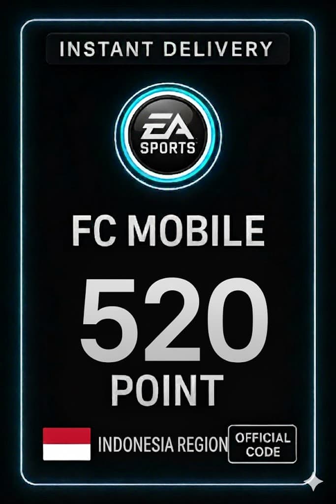 FC Mobile 520 Pont Ajándékkártya - Indonézia