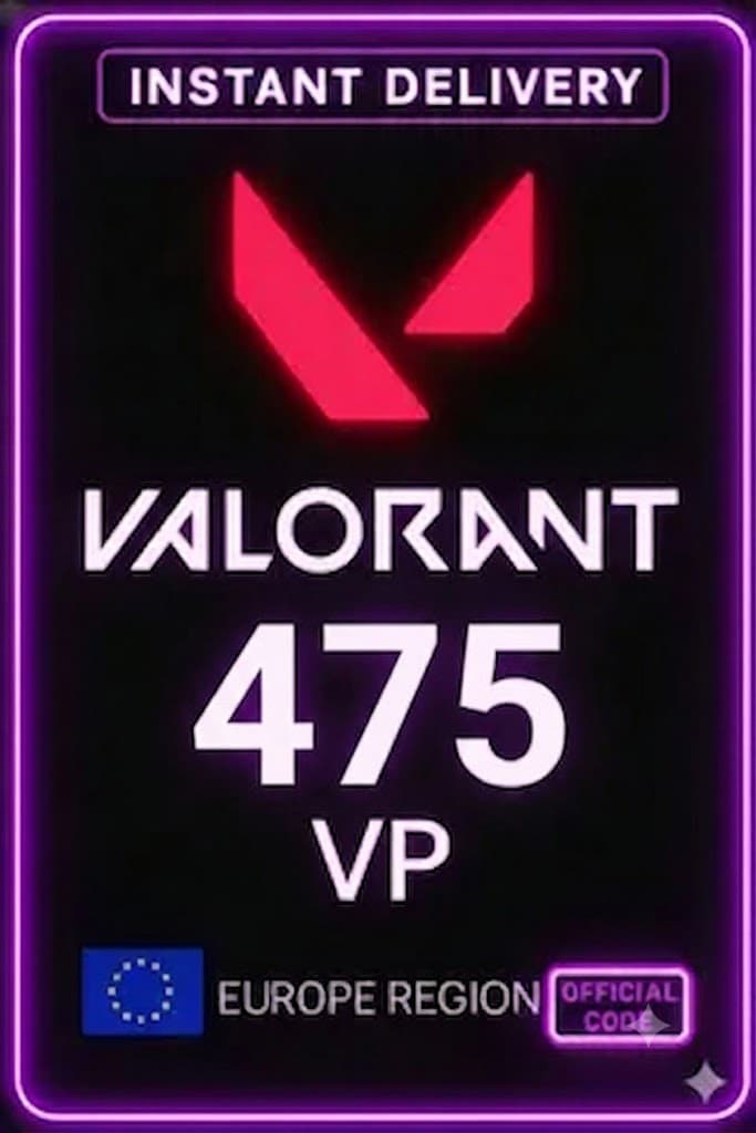 Valorant Points 5€ - 475 VP (EU Server)