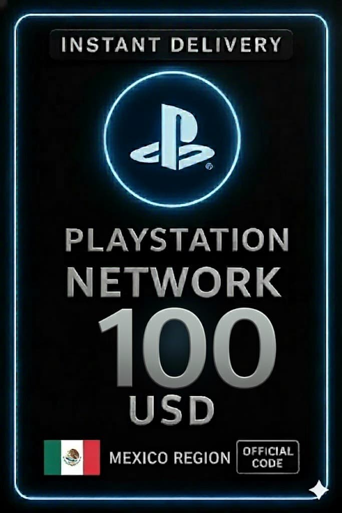 PSN Kortti Meksiko - MX 100 USD