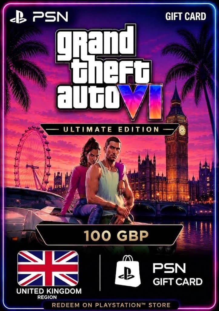 GTA 6: Ultimate Edition - PSN Gift Card 100 GBP (United Kingdom)