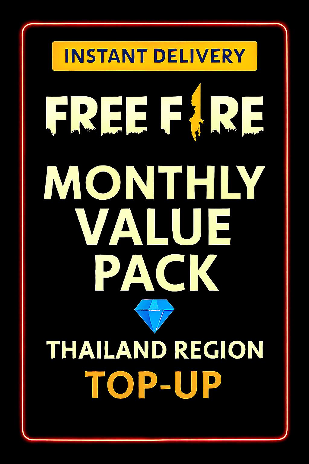 Πακέτο Επίπεδου Μηνιαίας Αξίας Free Fire (Ταϊλάνδη)