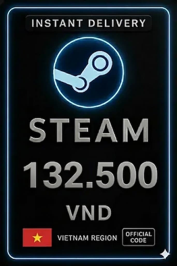 Steam Wallet 132.500 VND - (Vietnam)
