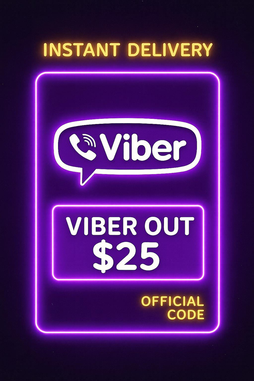 Viber Out 25달러