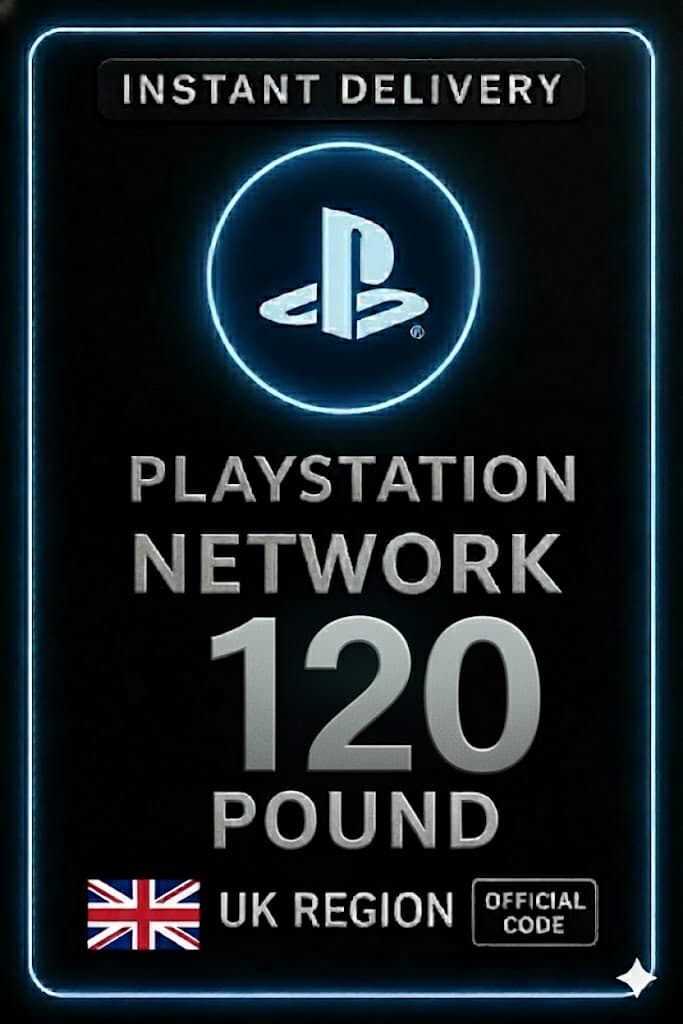 Playstation PSN Gift Card - UK - 120 GBP