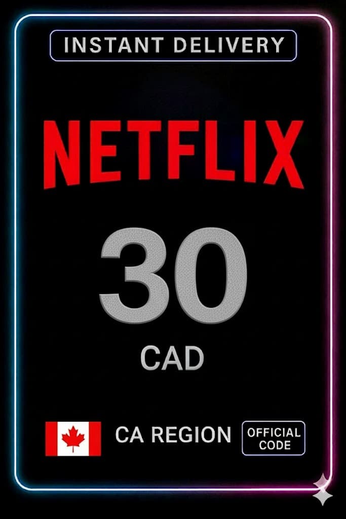 Netflix Gift Card 30 CAD CA