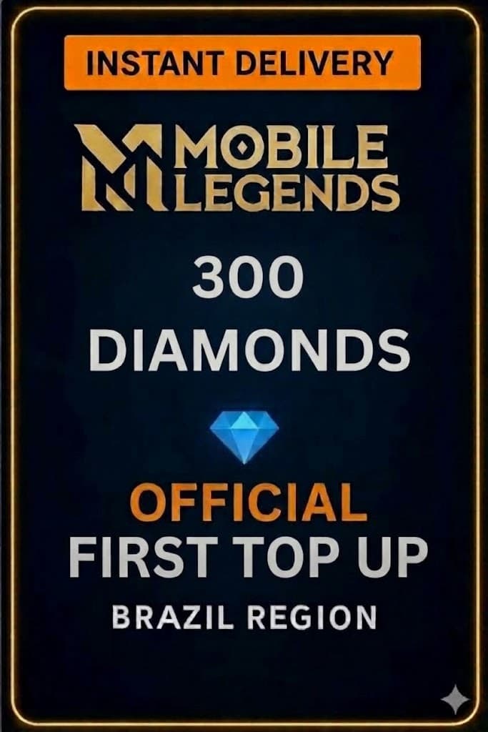 Mobile Legends - 300 Diamonds FIRST TOPUP ONLY (Brazil)