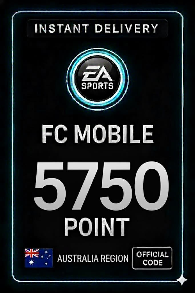 FC Mobile 5750 Pont Ajándékkártya - Ausztrália
