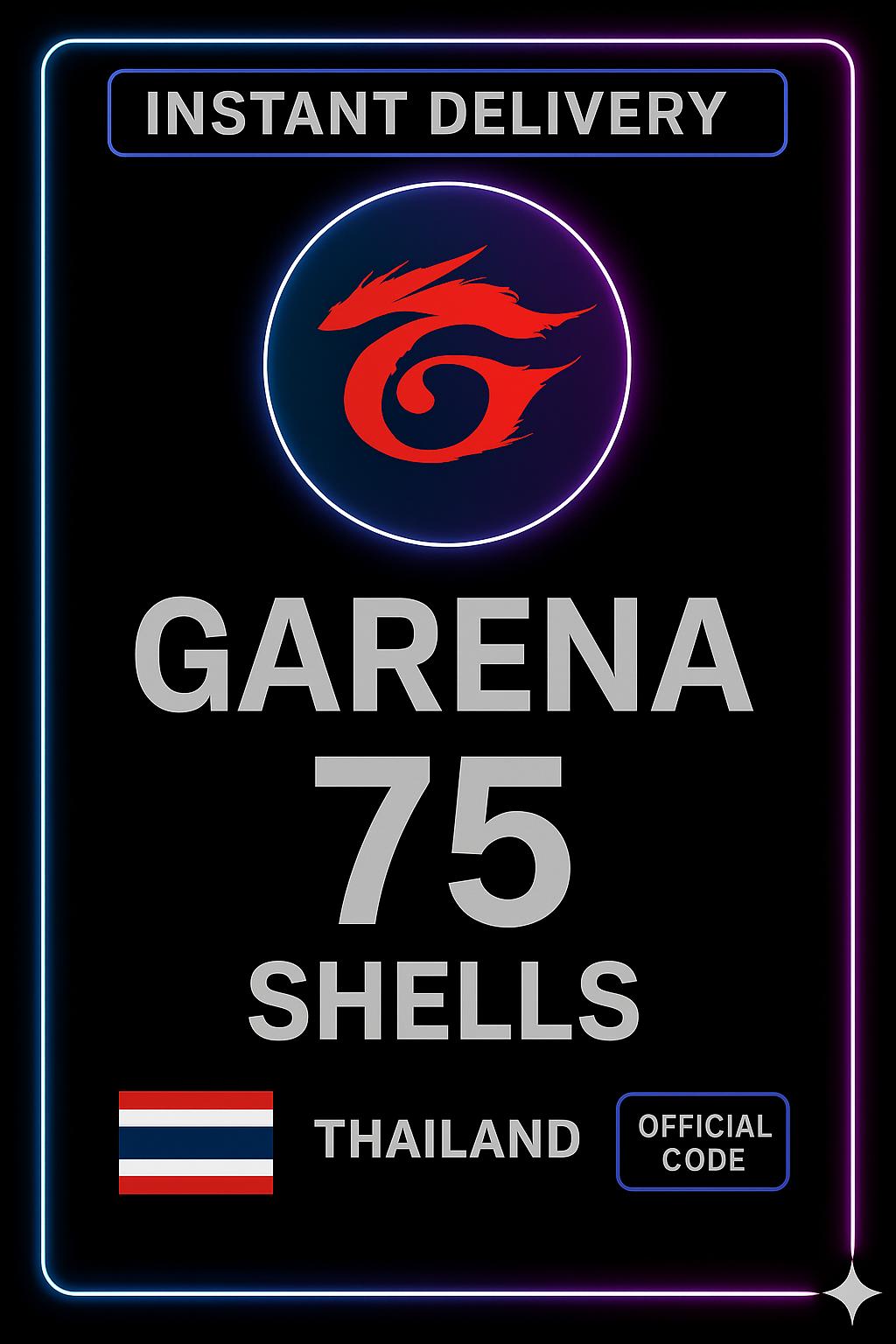75 Garena Shells (TH)