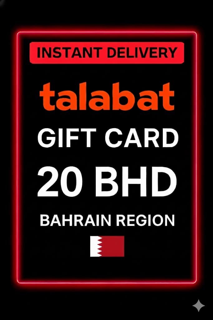 Talabat cadeaukaart Bahrein - 20 BHD