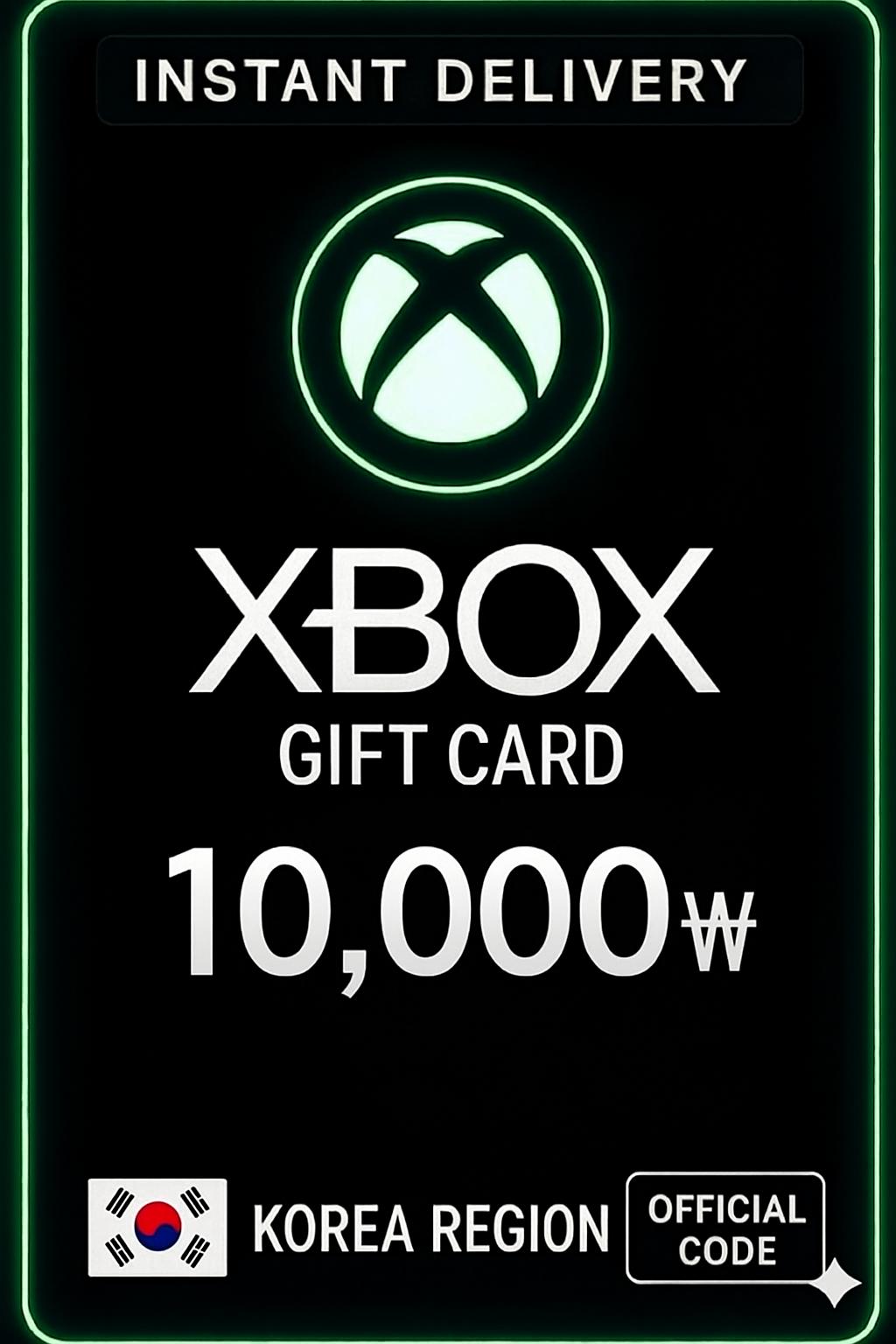 Xbox Live Ajándékkártya 10,000 WON Tárca KR
