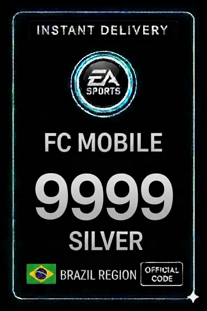 FC Mobile 9999 արծաթ Նվեր Քարտ - Բրազիլիա