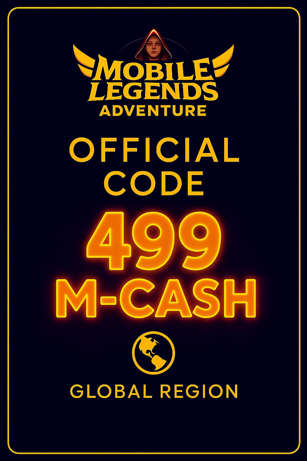 Mobile Legends Adventure 499 M-Cash (Παγκόσμιο)