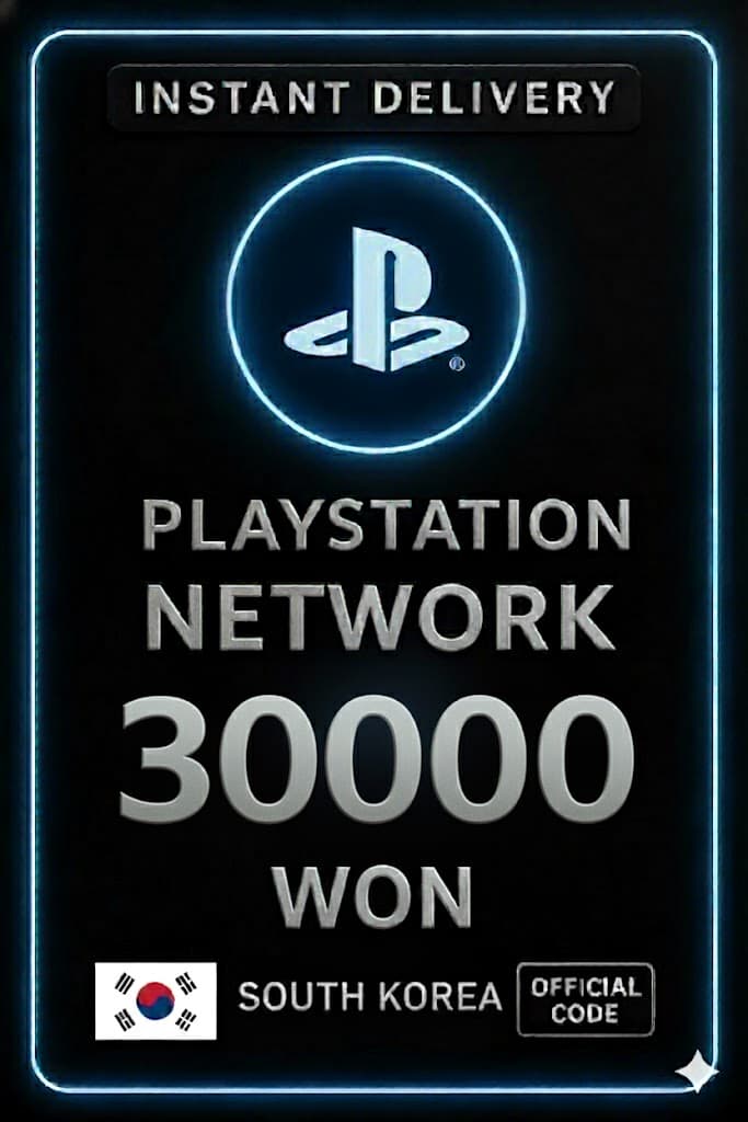 PSN kort Kórea - 30000 KRW