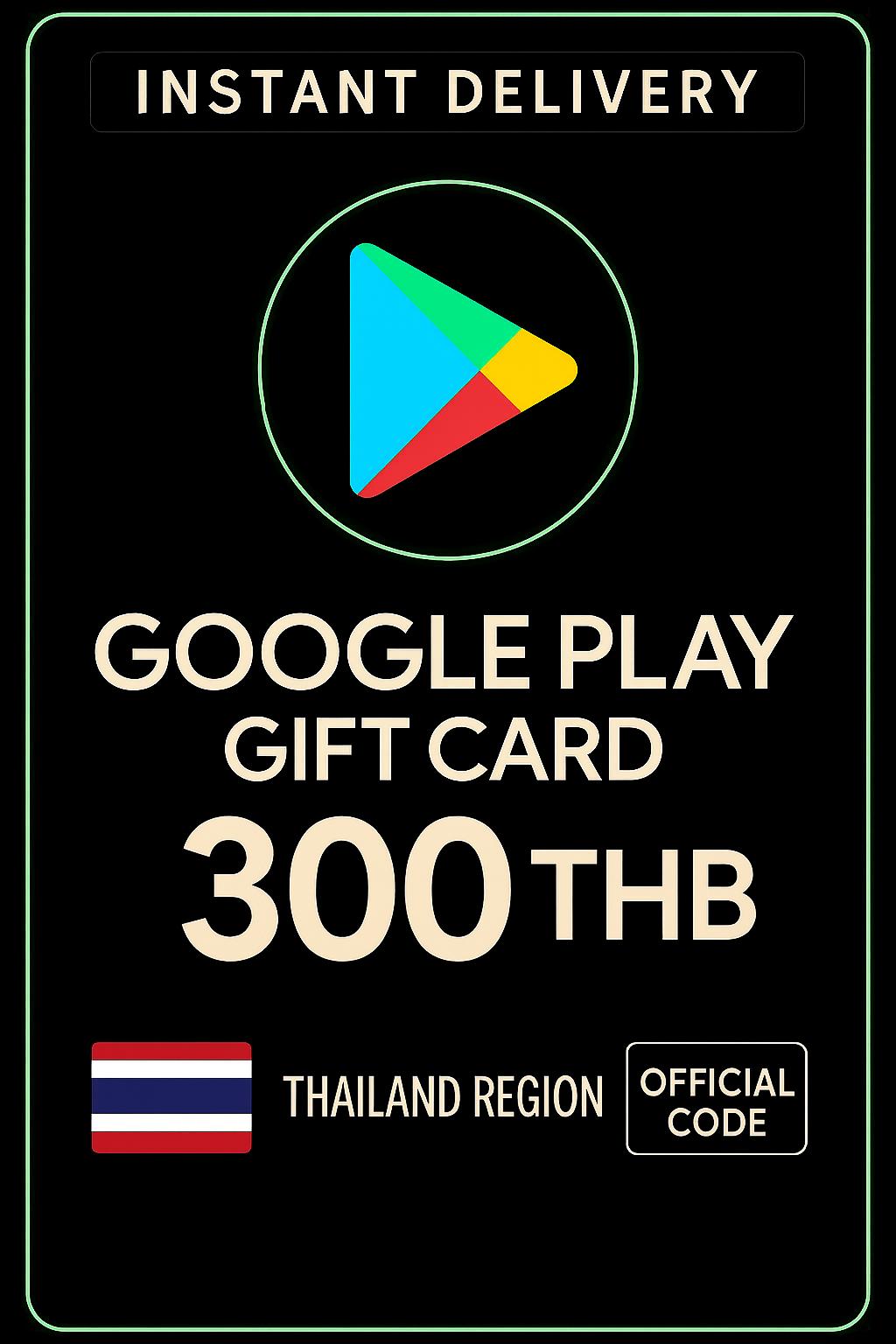 Google Play-presentkort - Thailand THB 300