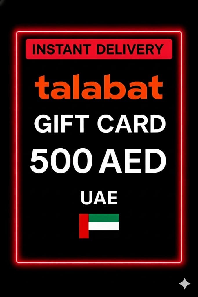 Talabat նվեր քարտ UAE - 500 AED