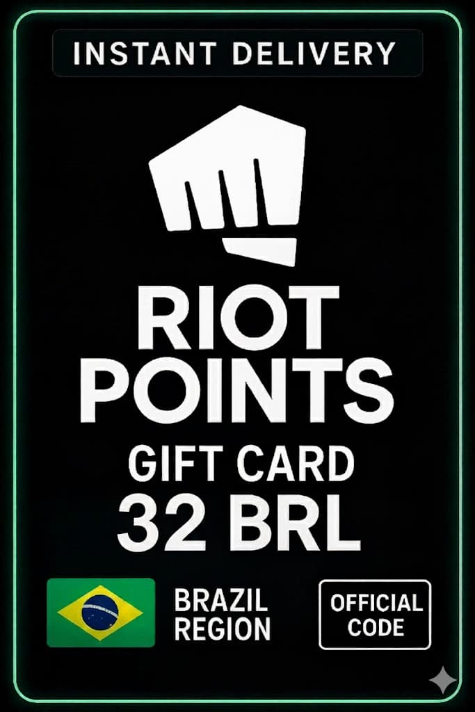 Riot Points 32 BRL - (Brazílie)