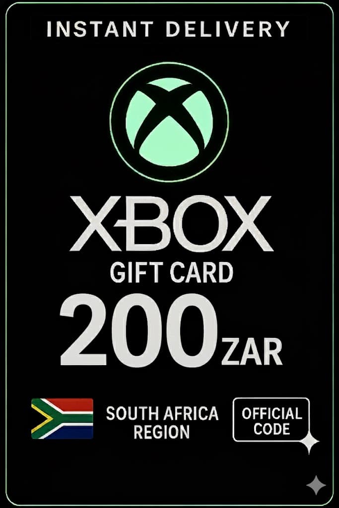 Xbox Live Hədiyyə Kartı 200 ZAR Cüzdan