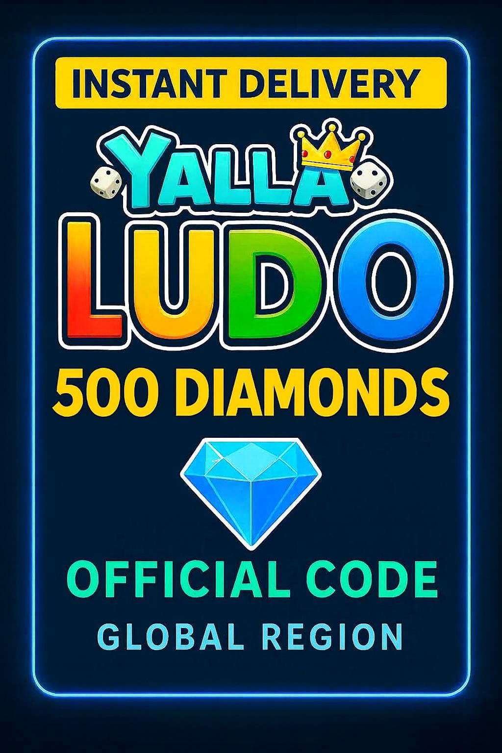 Yalla Ludo - 500 USD Timanttia (INT)