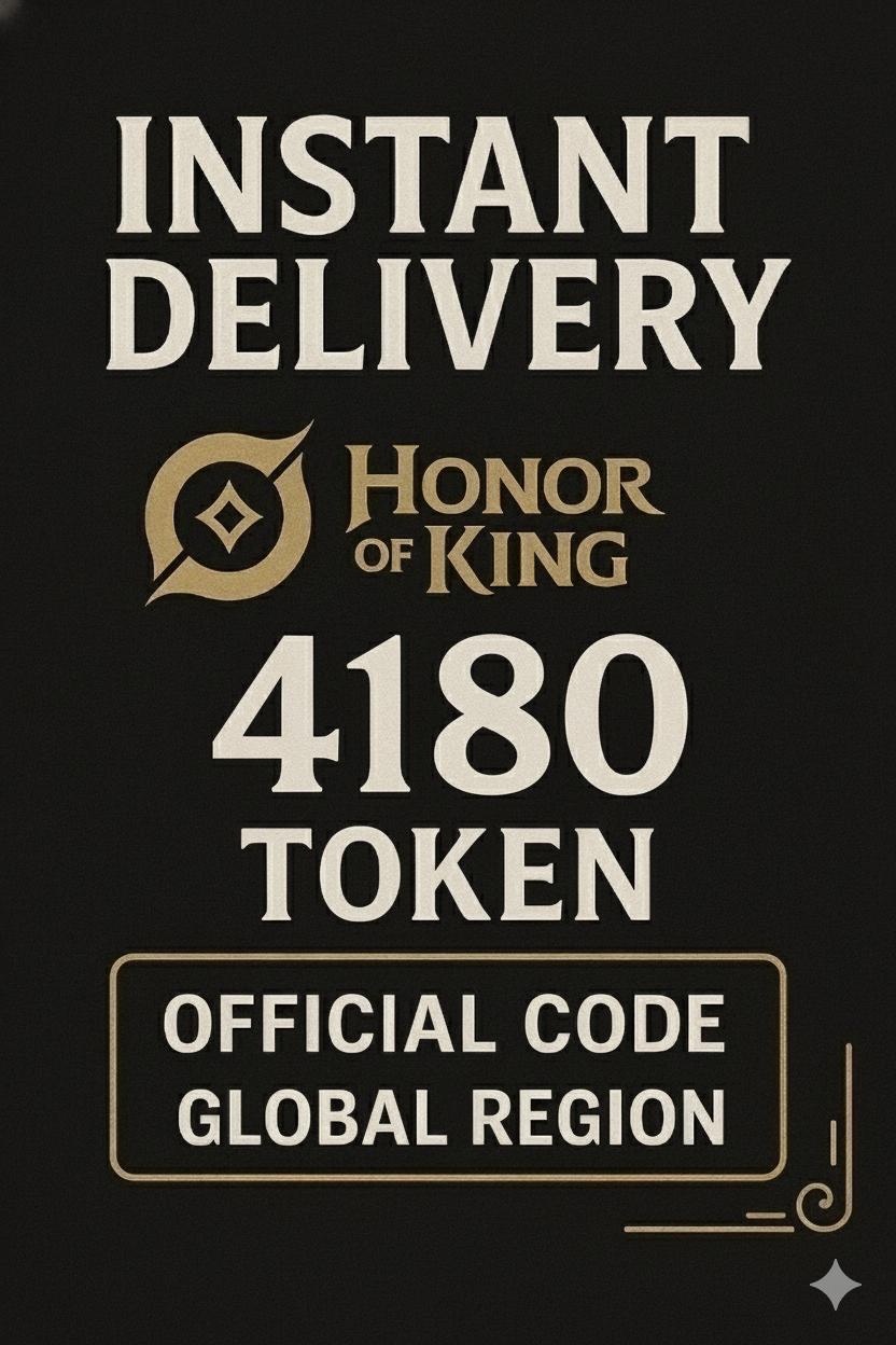 Honor of Kings 4180 Tokens (Global)