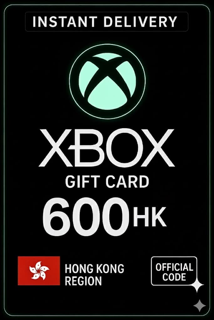 Tarjeta de regalo de Xbox Live 600 HK Wallet