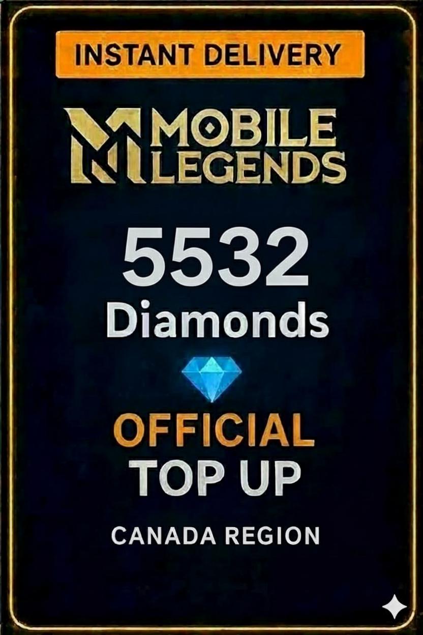 Mobile Legends - 5532 Diamonds Top-Up (Canada)