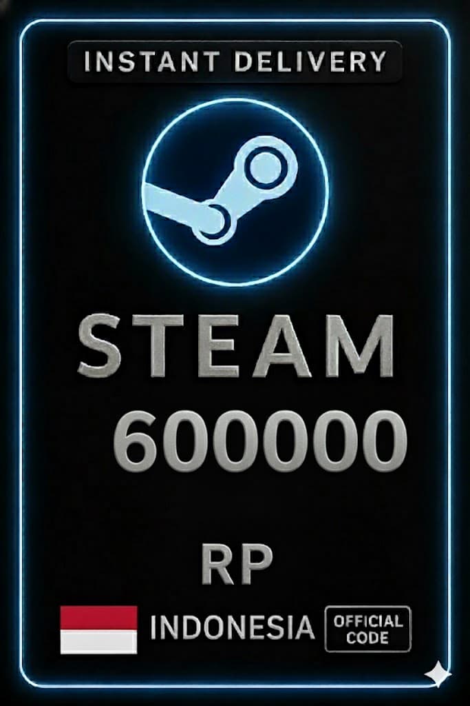 Steam Wallet kód Indonézia Rp 600000