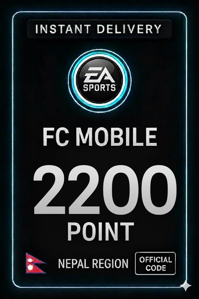 FC 모바일 2200 포인트 기프트 카드 - 네팔