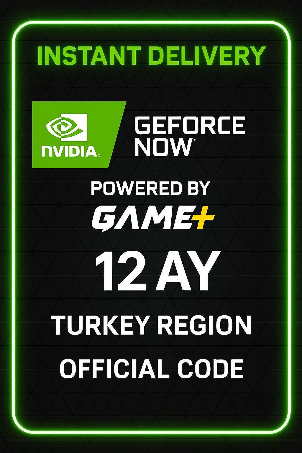 GeForce Now Game Plus 12 Aylık