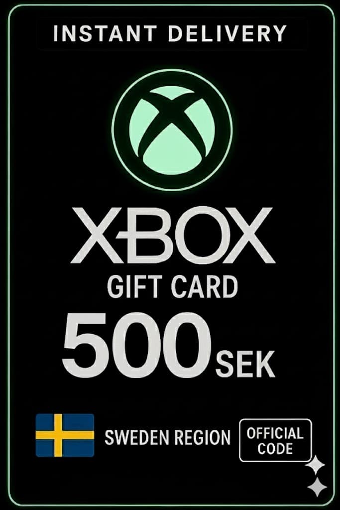 כרטיס מתנה של XBox Live שוודיה - 500 SEK