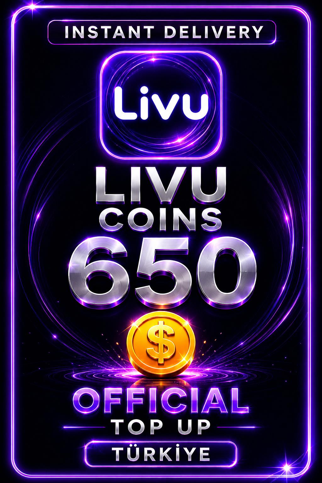 LivU - 650 Coins Top Up (Turkey)