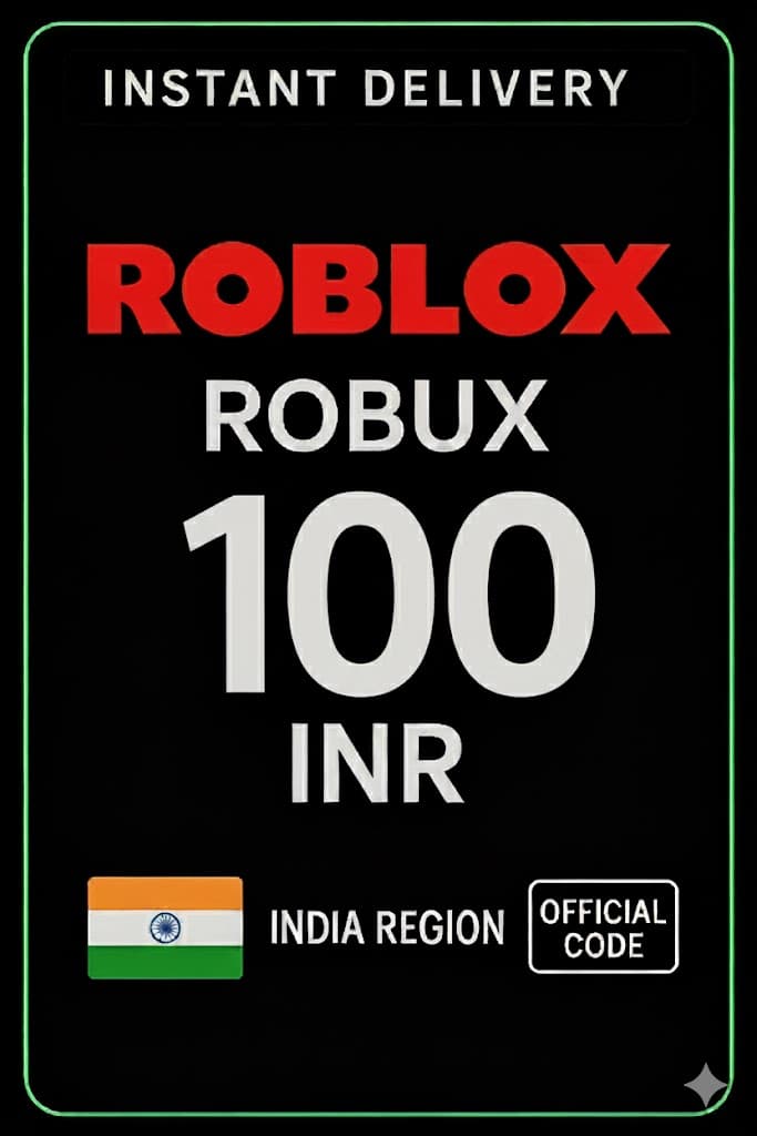 Roblox 100 INR Leikjakort (IN)