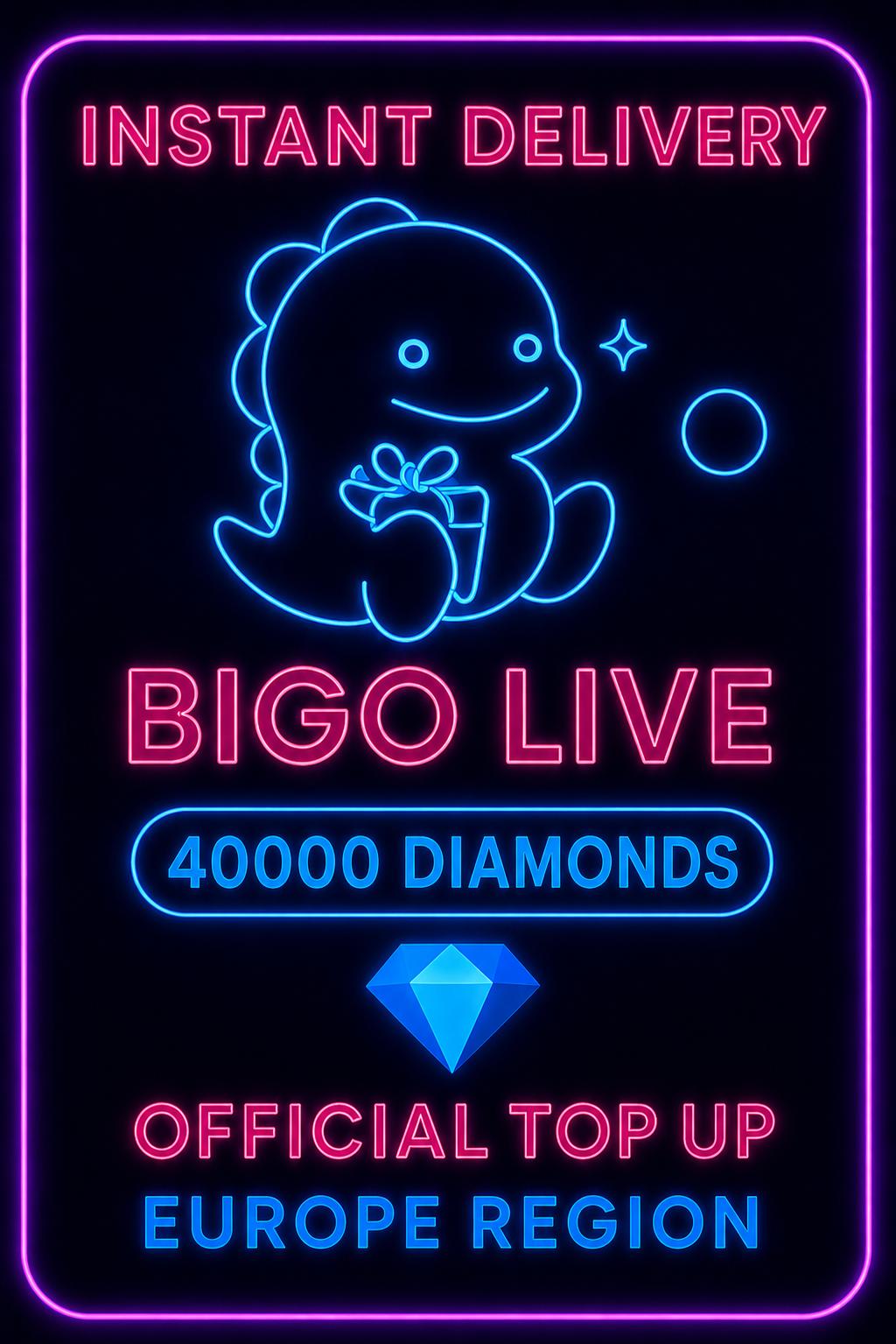 Bigo Live - 40000 Diamonds (Top-Up) (EU)