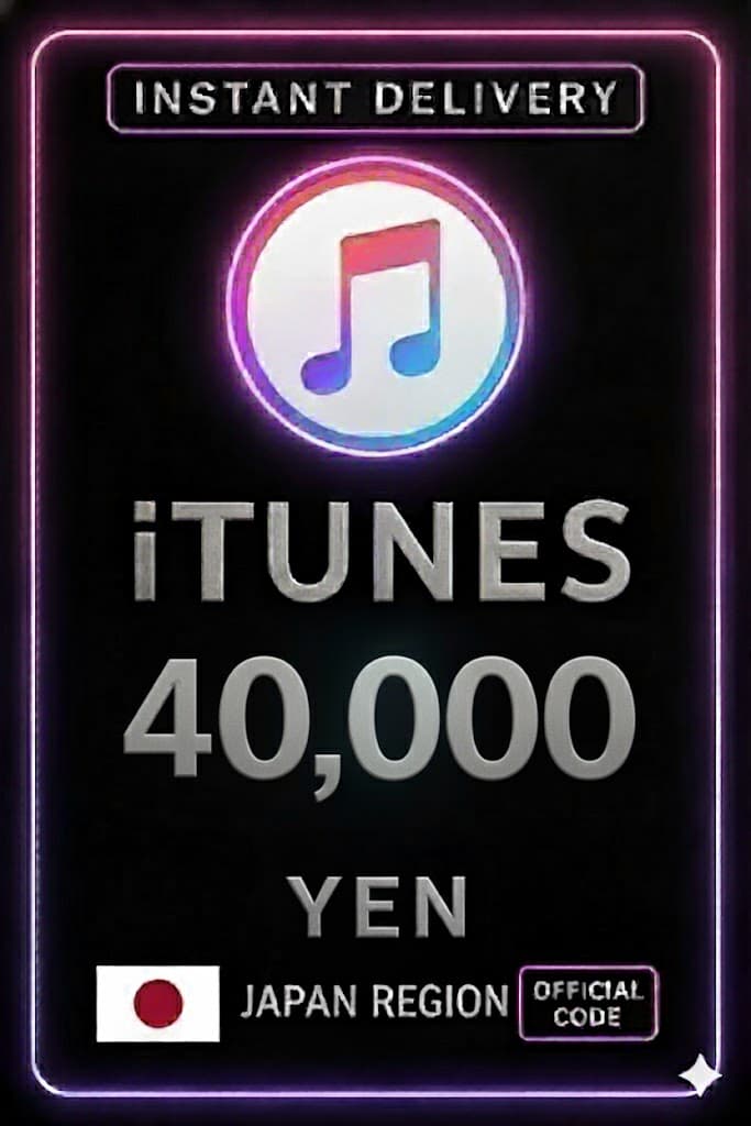 iTunes Gift Card 40000 Yen JP