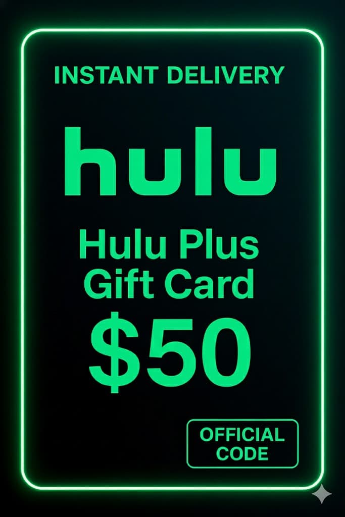 Hulu Plus Hədiyyə Kartı 50$