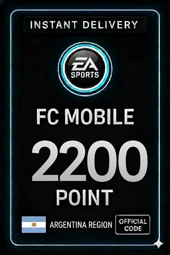 FC Mobile 2200 Pont Ajándékkártya - Argentína