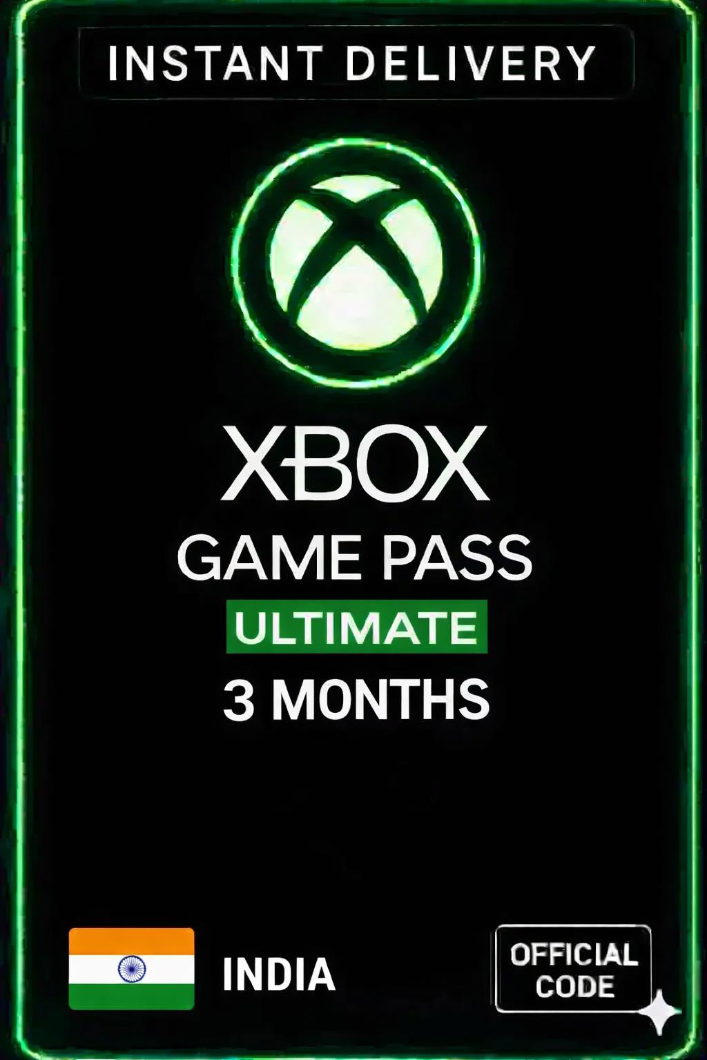 Xbox Game Pass Ultimate 3 Months (India)