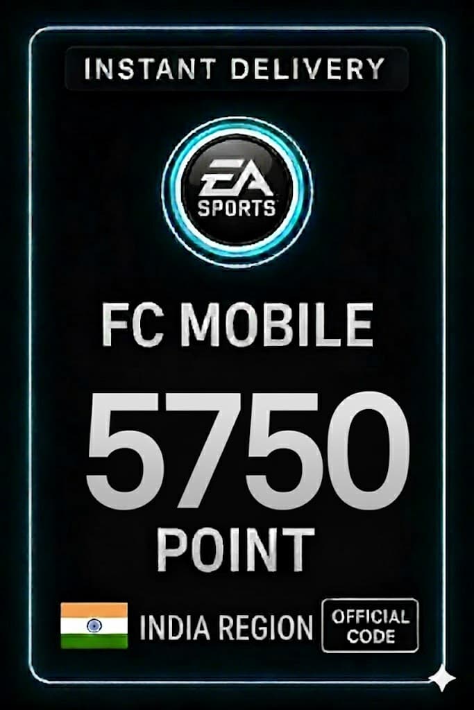 FC Mobile 5750 taškai Dovanų Kortelė - Indija