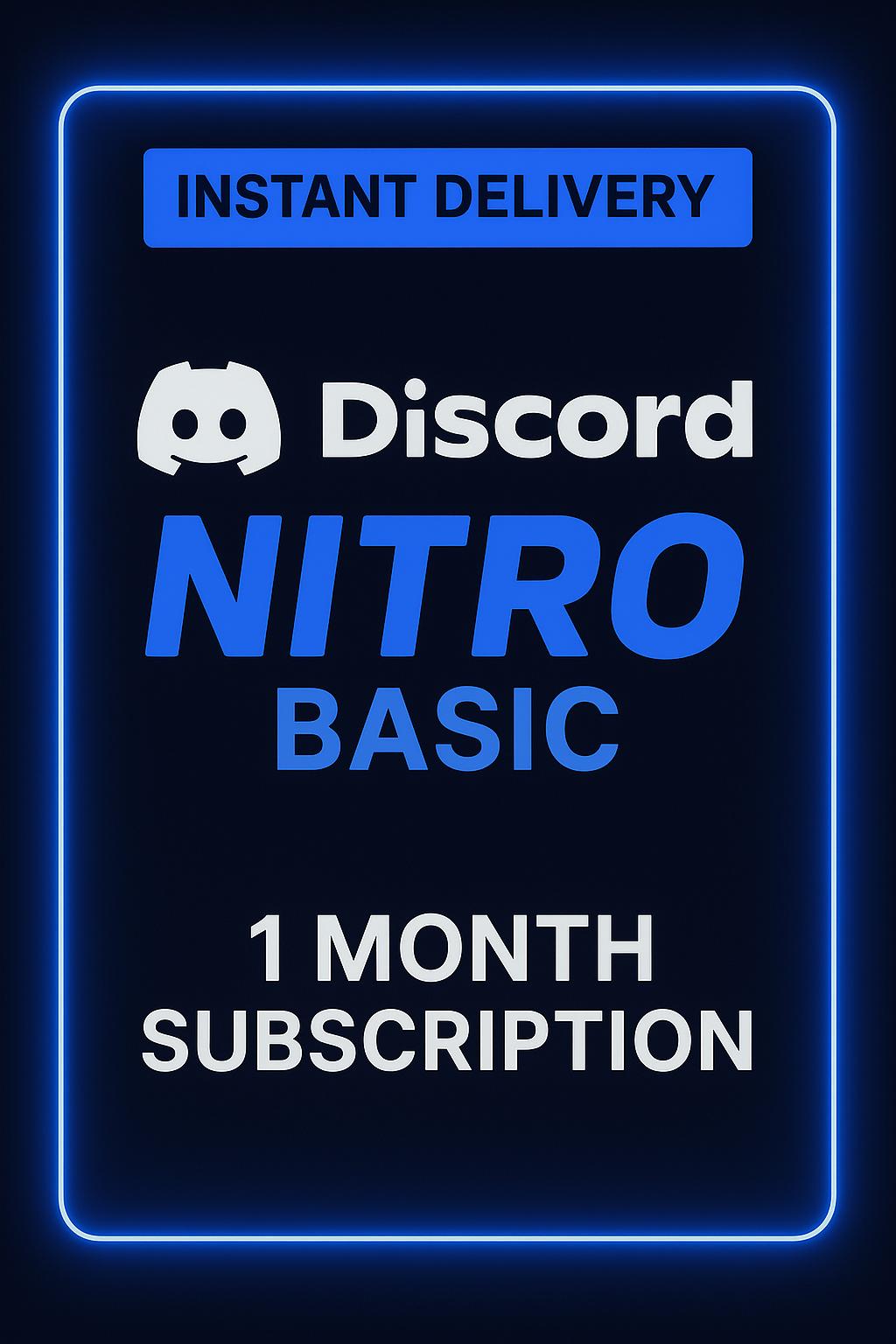 Discord Nitro Basic - 1 Monat Abonnement