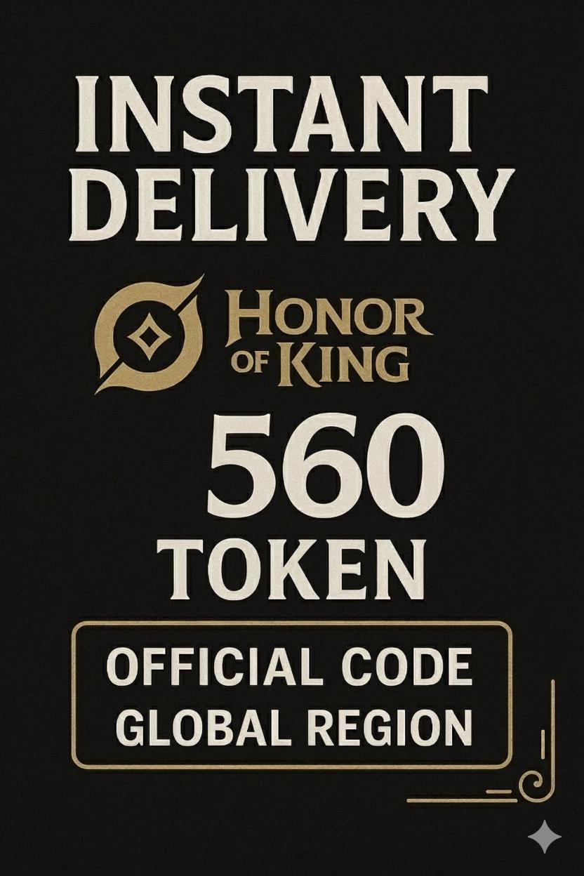 Honor of Kings 560 Tokens (Global)
