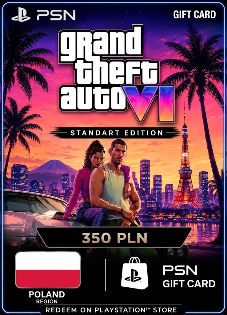 GTA 6: Standart Edition - PSN Gift Card 350 PLN (Poland)
